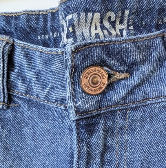 Rewash High Rise Ripped Straight Leg Jeans Size 28 US 7 - Picture 2 of 7